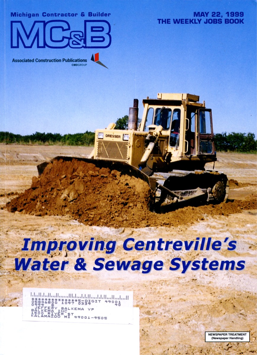 Michigan Contractor & Builder Magazine - Centreville - 1999