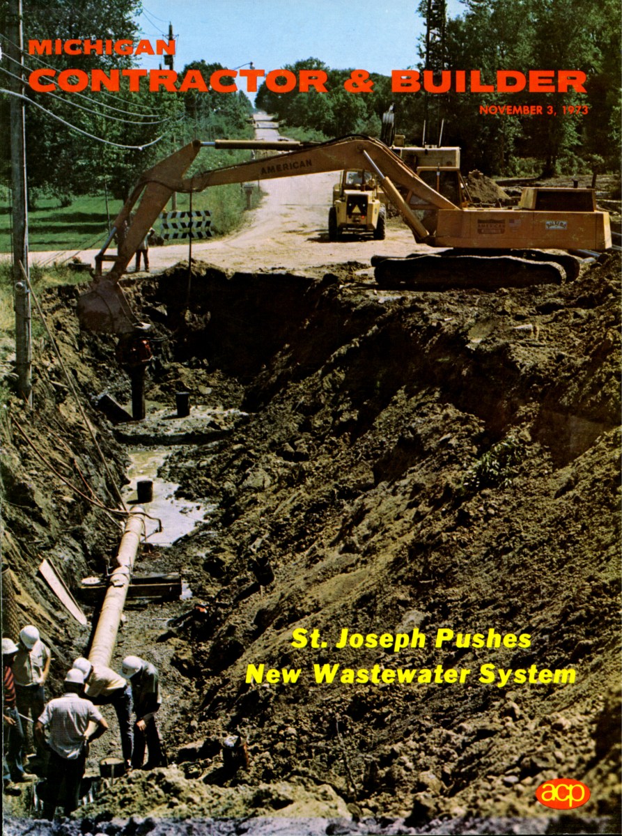 Michigan Contractor & Builder Magazine - St. Joseph - 1973